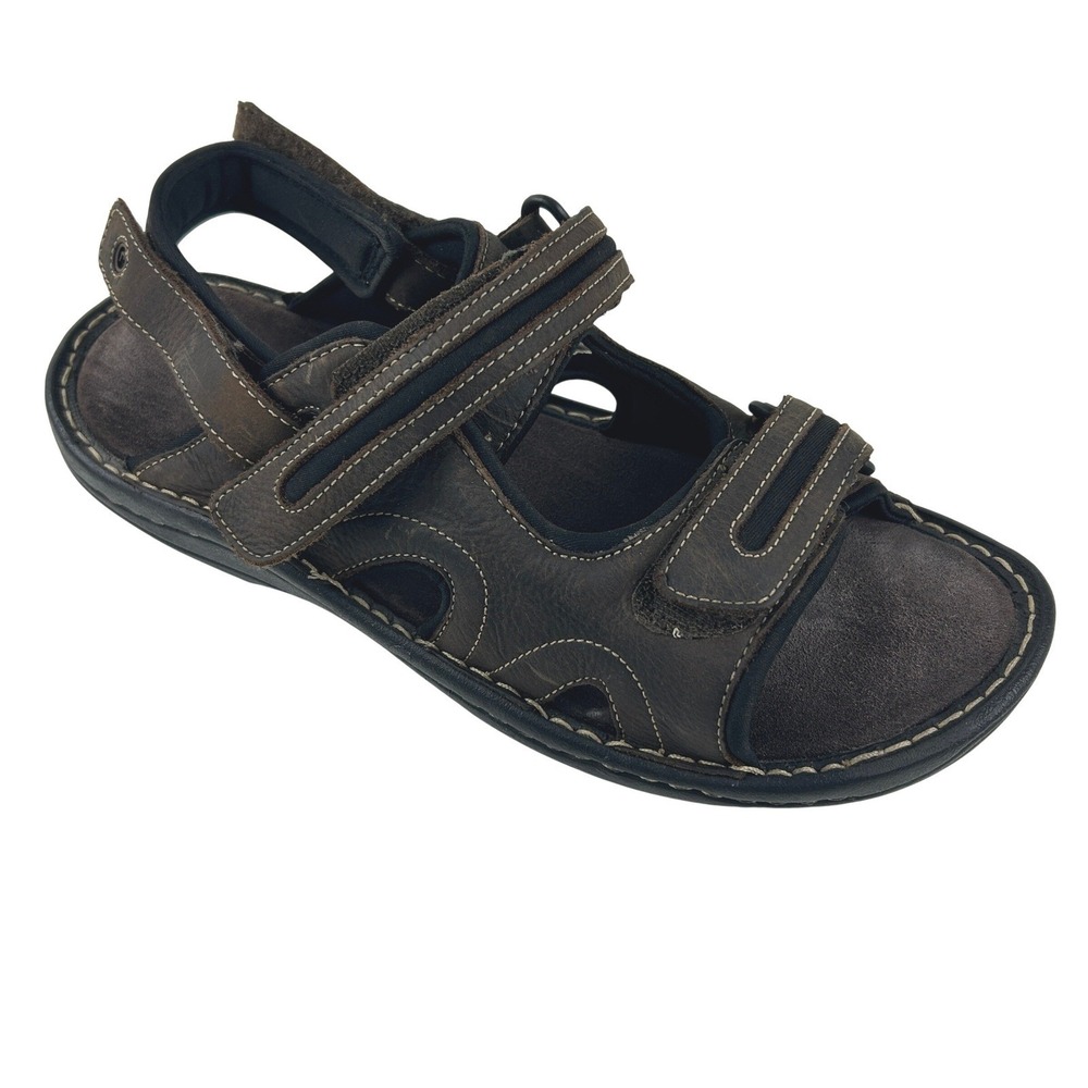 Rockport Mens Comfort Sport‎ Sandals Size 12 Brown Adjustable Straps